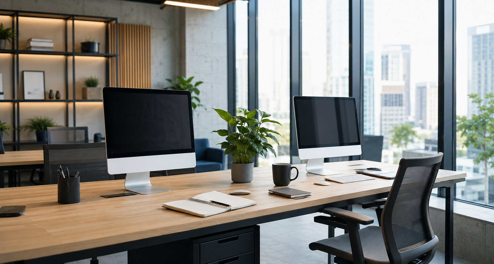 Modern workspace representing Raanko digital agency in Dubai