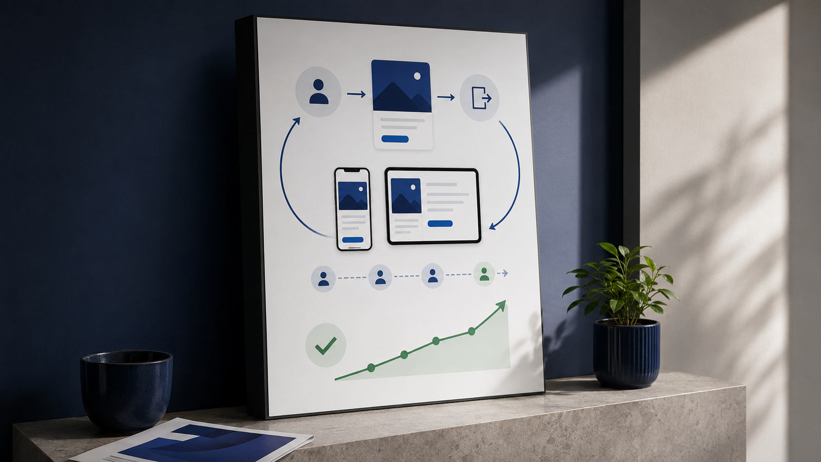 Remarketing conversion campaign reconnecting website visitors in Dubai