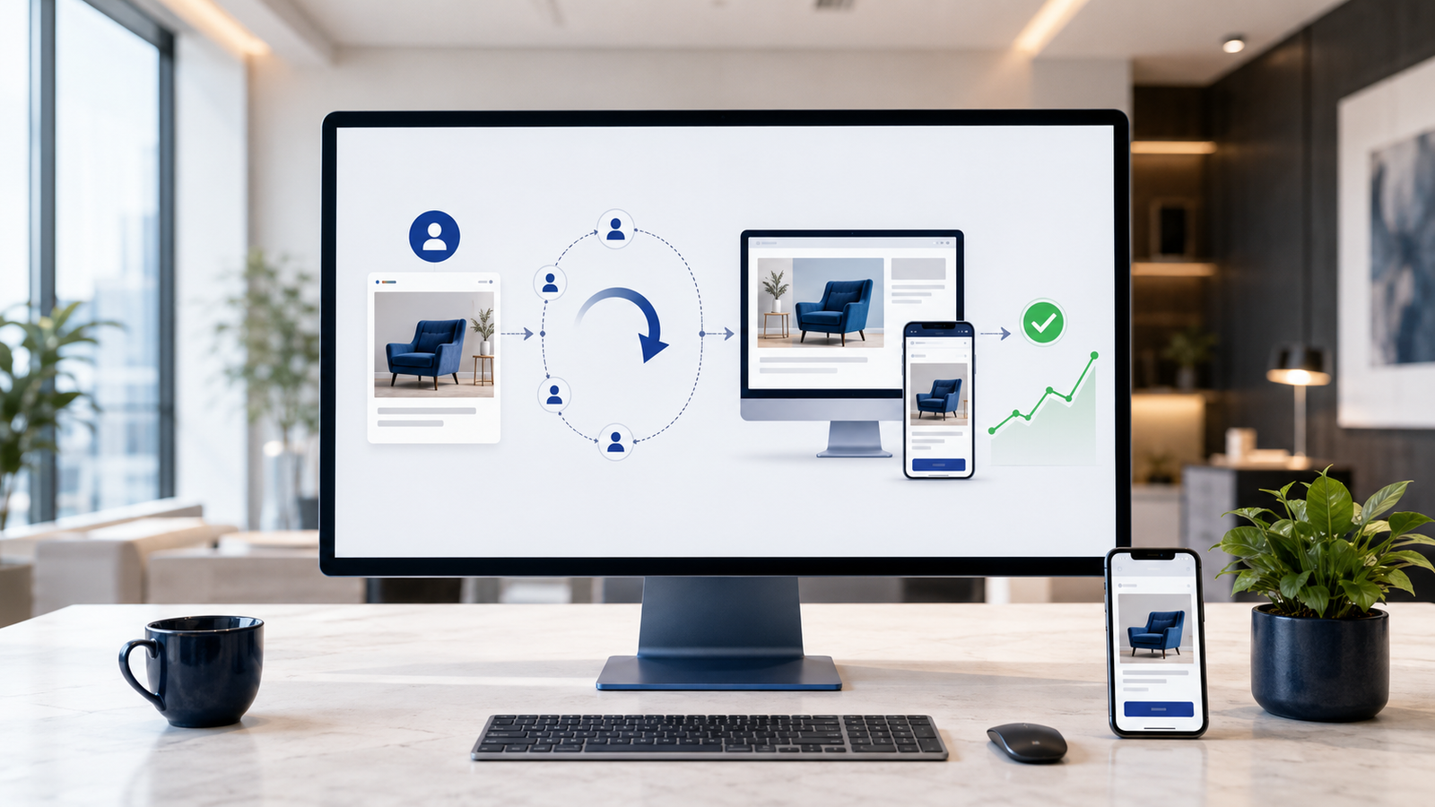 Remarketing campaigns reconnecting website visitors through targeted digital advertising Dubai