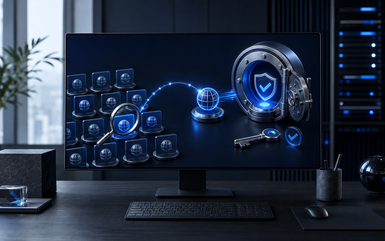 Secure business domain name acquisition and registration support in the UAE