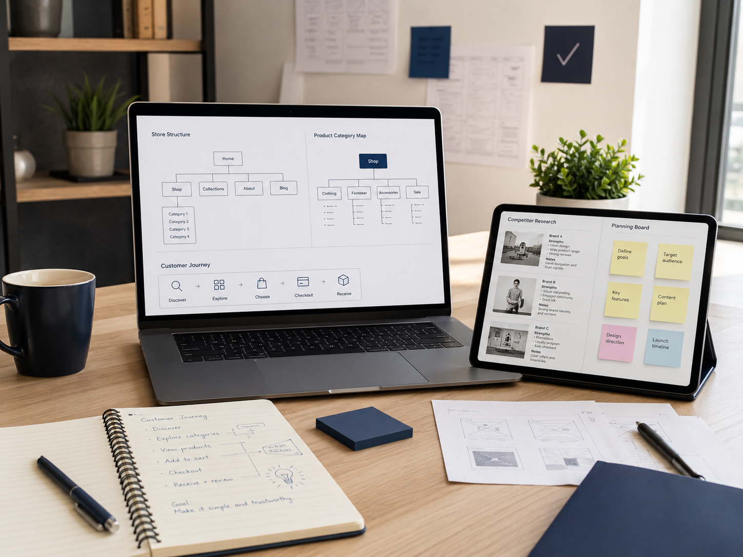 Ecommerce website Dubai discovery and online store planning by Raanko