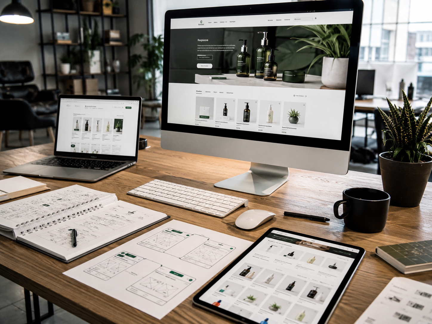 Custom ecommerce website Dubai project with responsive online store development and conversion focused shopping experience by Raanko