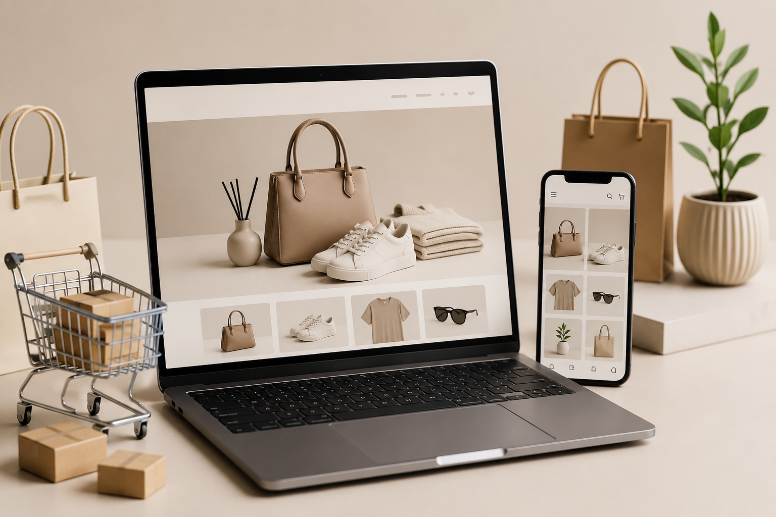 Shopify Dubai ecommerce development project with responsive storefront product pages and mobile shopping experience by Raanko