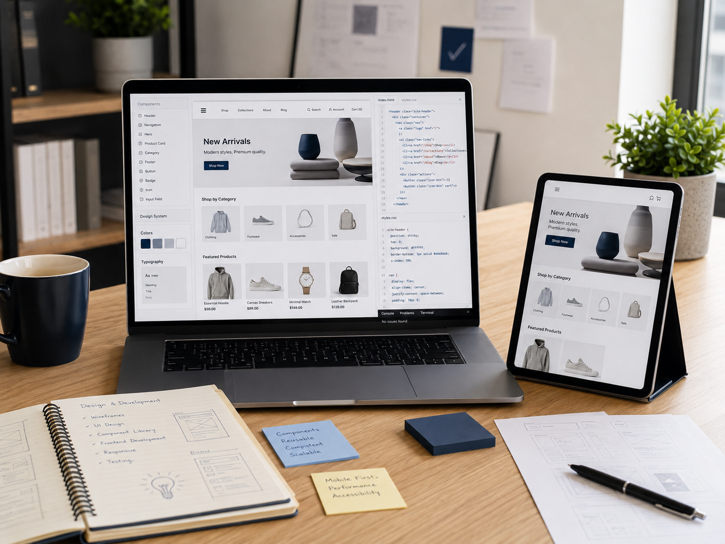 Ecommerce website Dubai design development and Shopify Dubai services