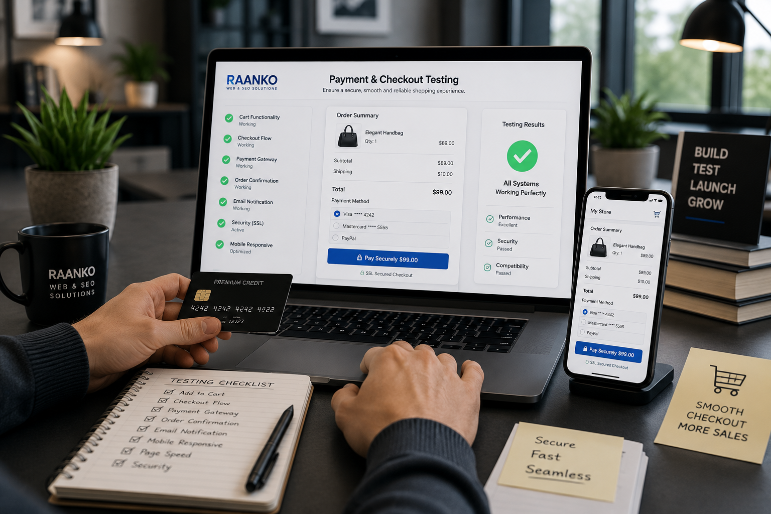 Ecommerce solutions UAE payment gateway and checkout testing
