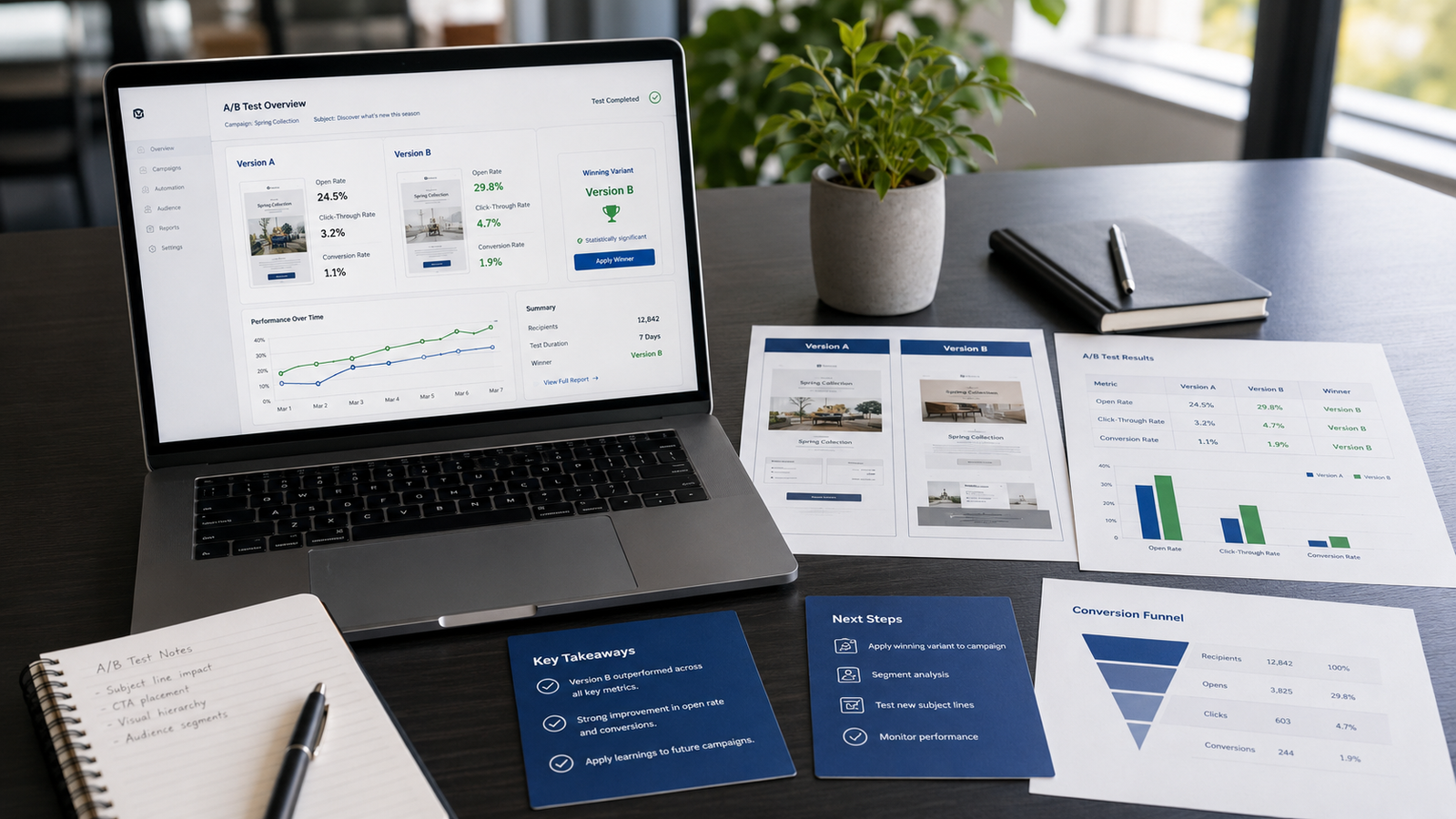 Email marketing Dubai testing and optimization with A B testing and conversion analytics