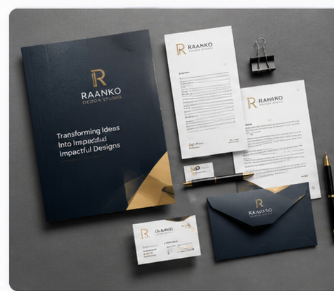 Professional brand identity and graphic design Dubai project