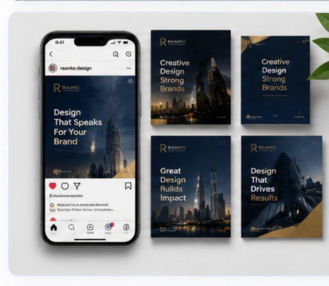 Social media graphic design project for a Dubai business