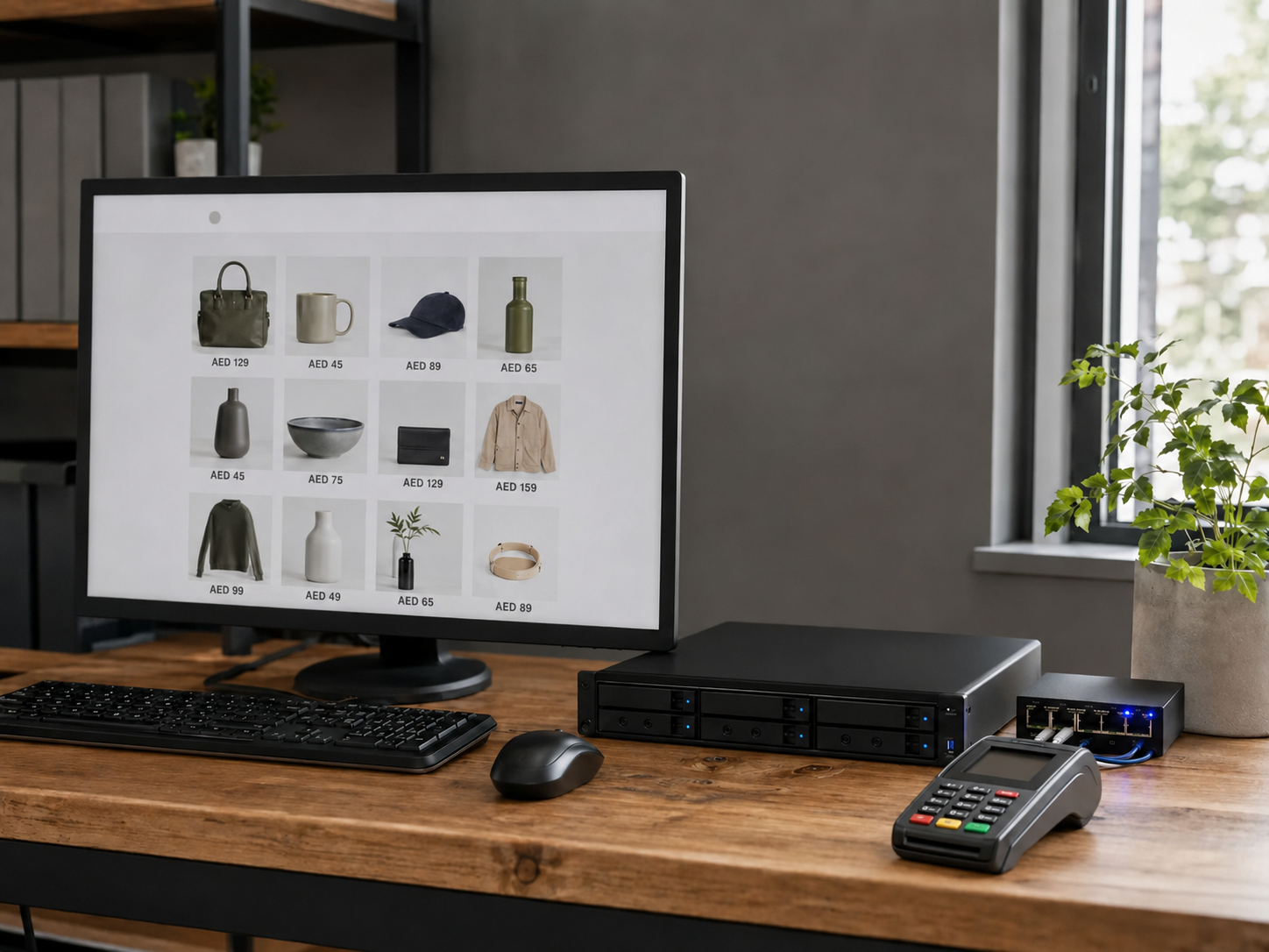 Ecommerce hosting Dubai with secure server and online payment system