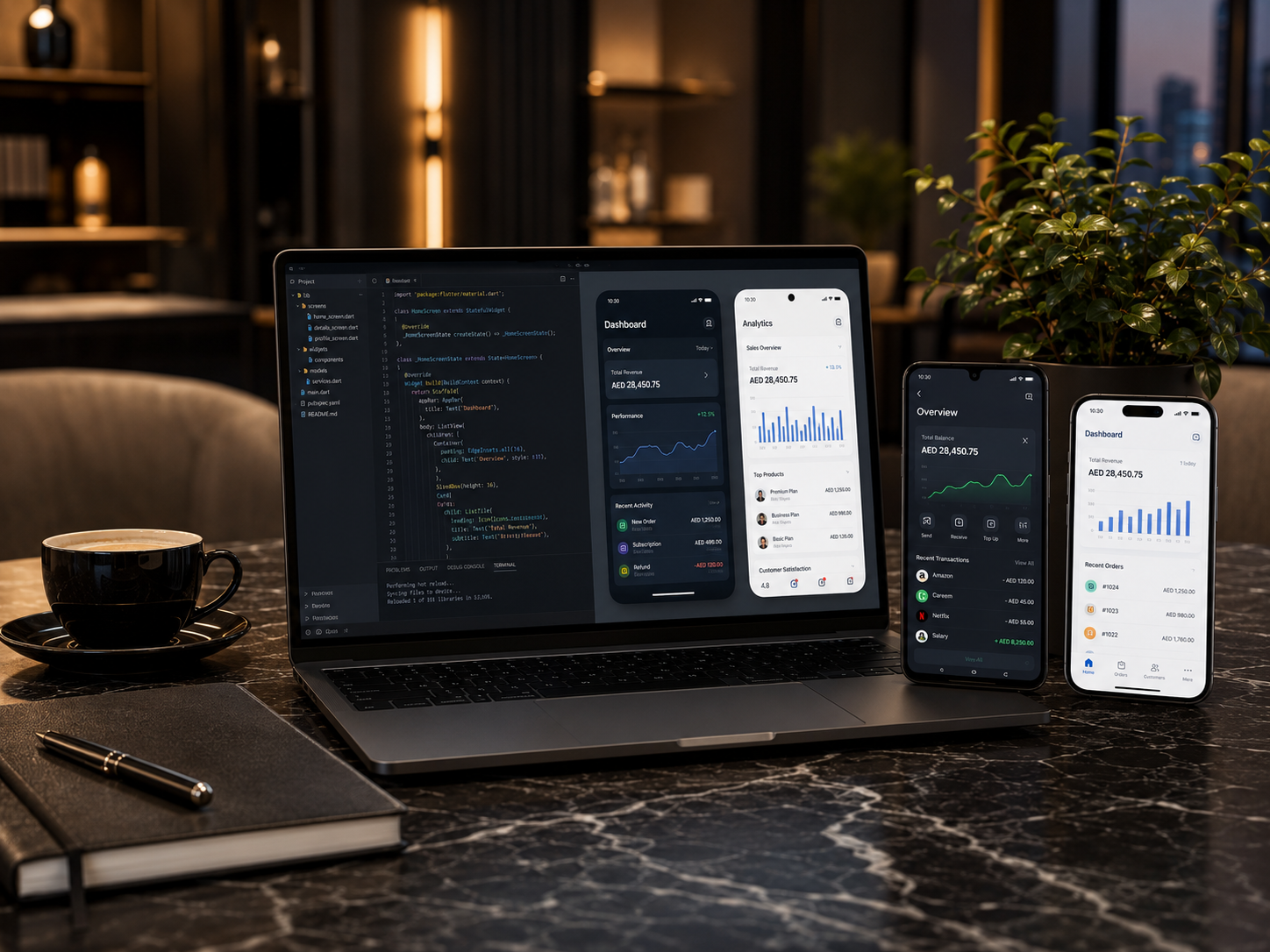 Mobile app development Dubai for professional Android and iOS business applications
