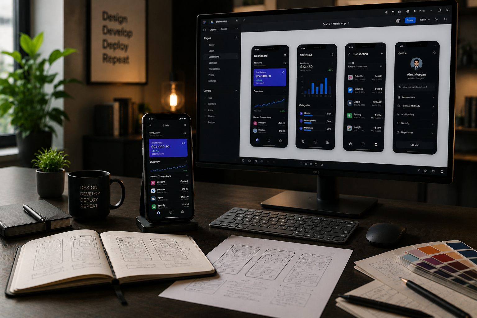 Professional mobile app design Dubai and UI UX mobile apps by Raanko
