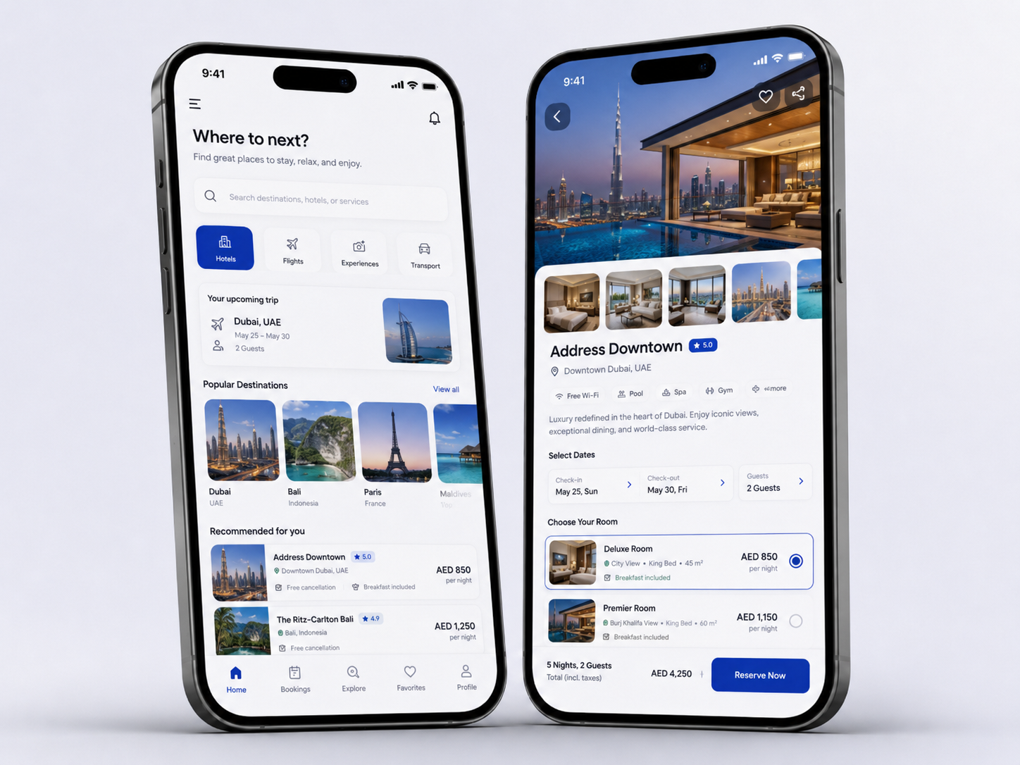 Booking App Development UAE Project Booking app development UAE project for hotels travel companies and service reservations