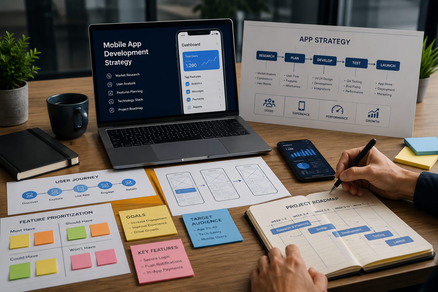 App development UAE strategy and application roadmap