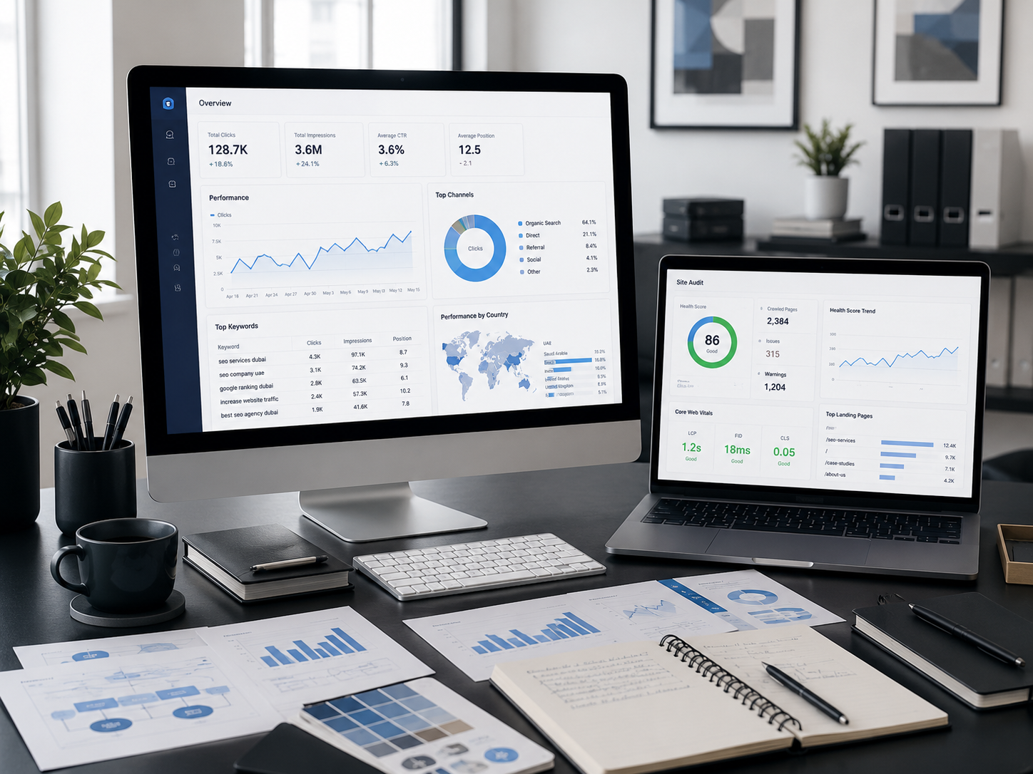 SEO services Dubai for higher Google rankings and increased website traffic