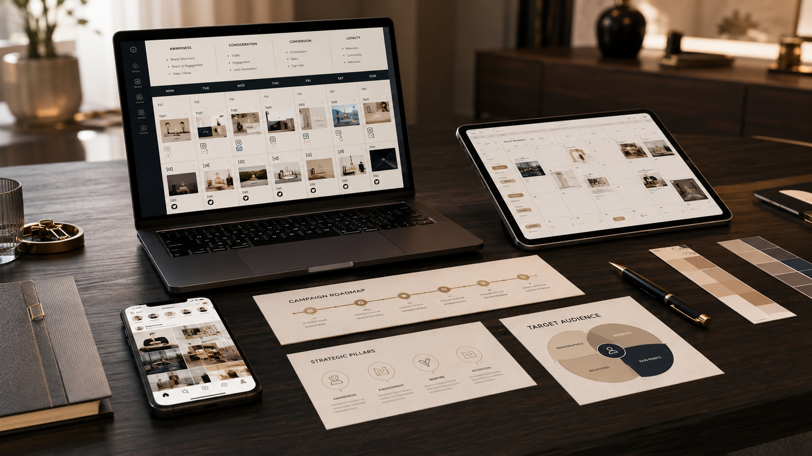 Creative social media content creation services for Dubai brands