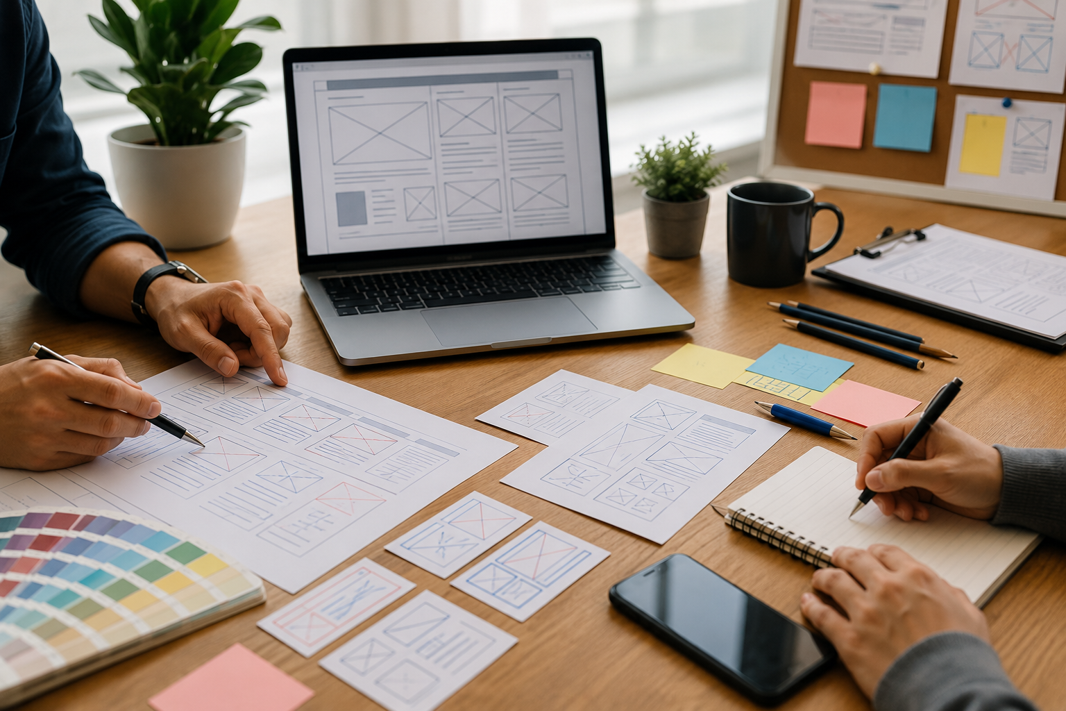 Website developers UAE planning website structure sitemap and technical development roadmap