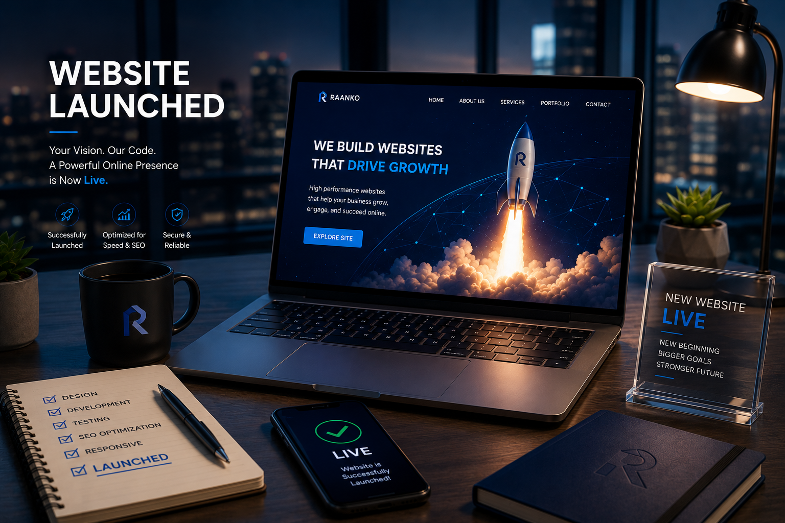 Web development Dubai website testing SEO optimization and successful website launch
