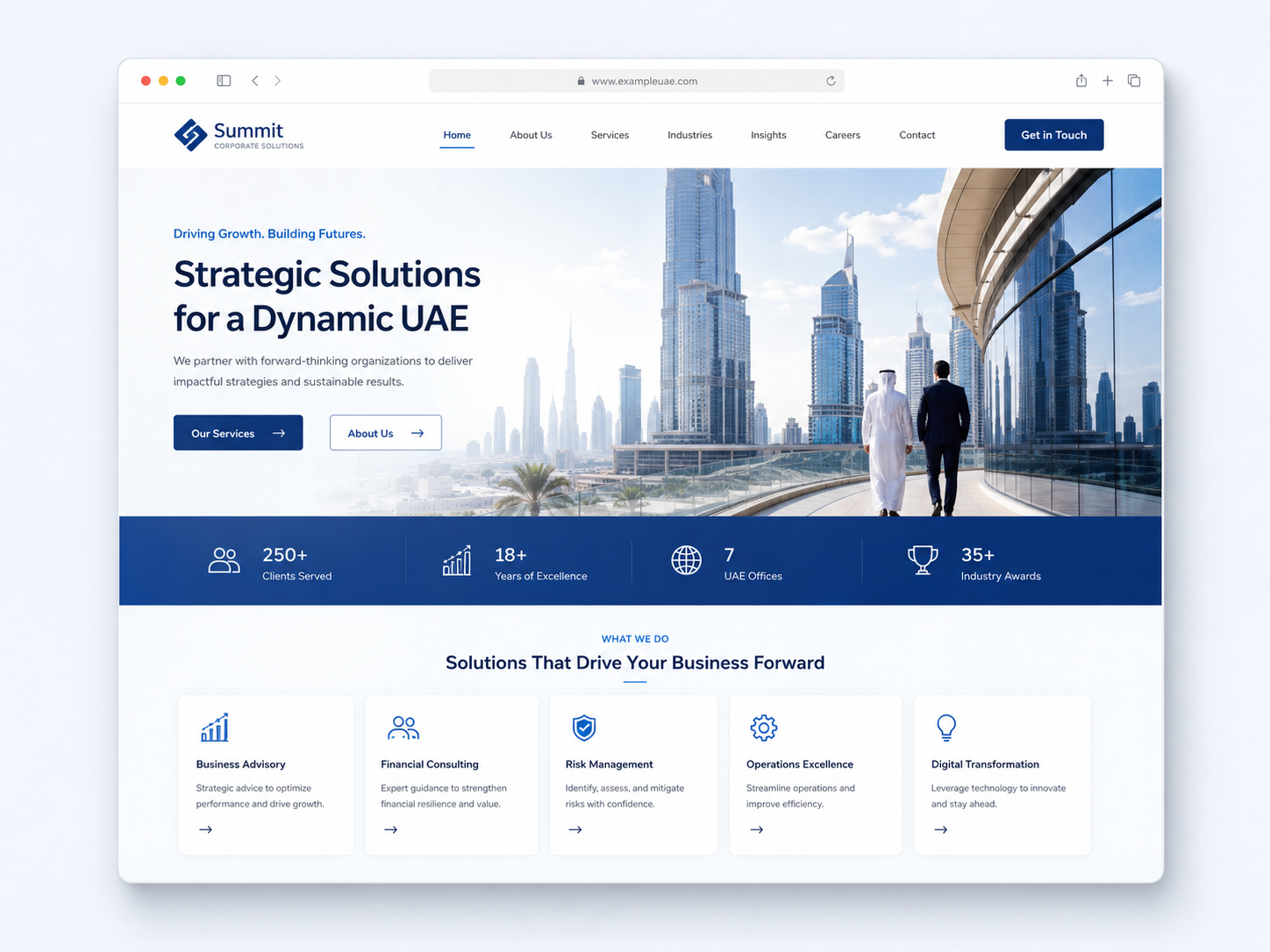 Website developers UAE creating professional corporate websites with scalable responsive and secure development