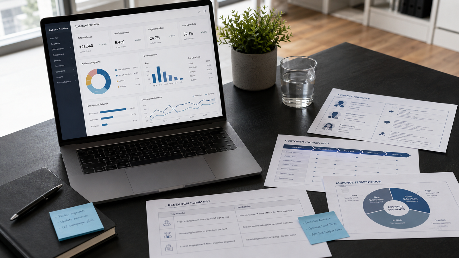 Email marketing Dubai strategy and audience research with customer segmentation analytics