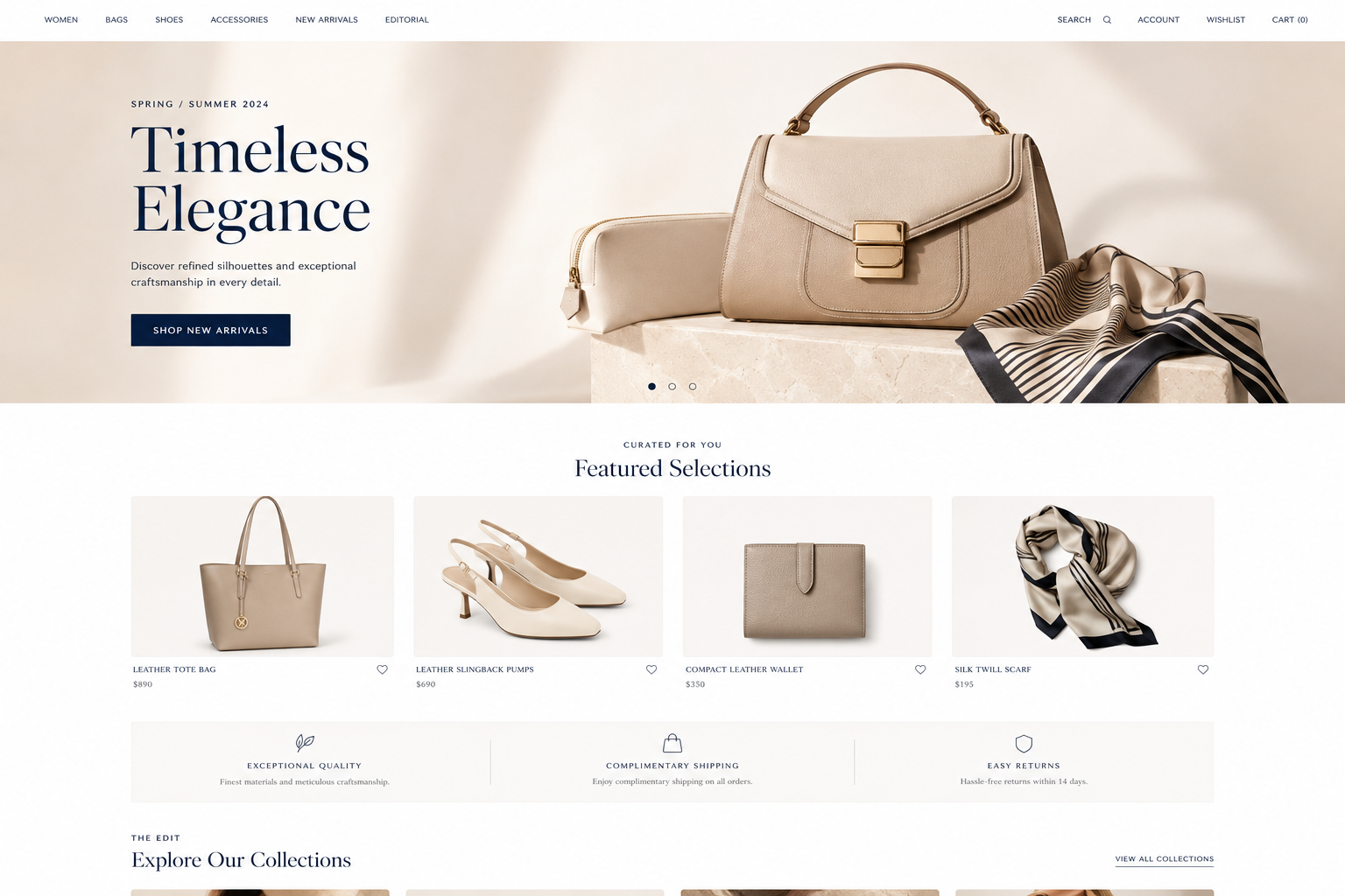 Premium ecommerce website design project by Raanko digital agency Dubai